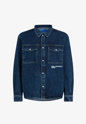 Karl Lagerfeld Jeans, KLJ LOGO DENIM OVERSHIRT - Overhemd - visual washed blue