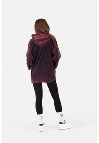 CUL8R WASHED HOODIE VELOUR VIOLET - Bluza z kapturem