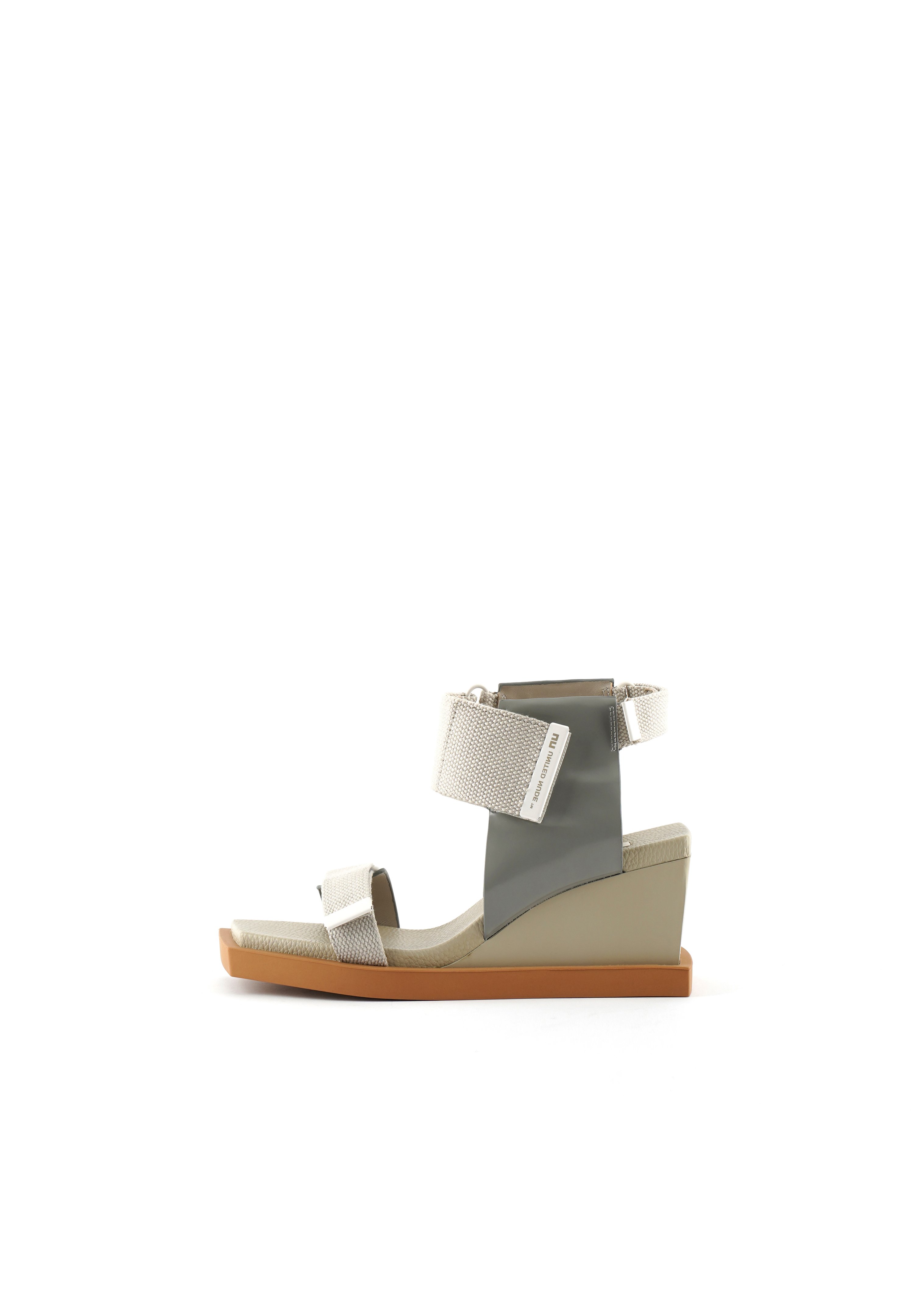 United Nude Sandalen met sleehak - natural/nude - Zalando.nl