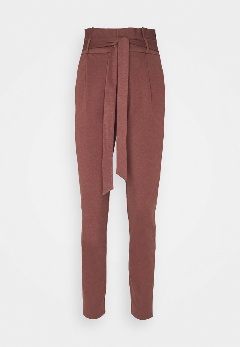 Vero Moda VMEVA LOOSE PAPERBAG PANT - Calças - marron