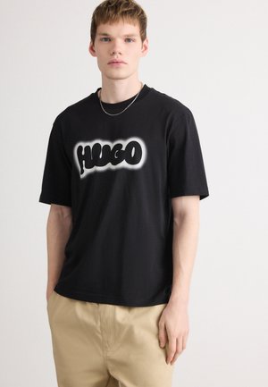 NULIBAX - T-shirt estampada - black