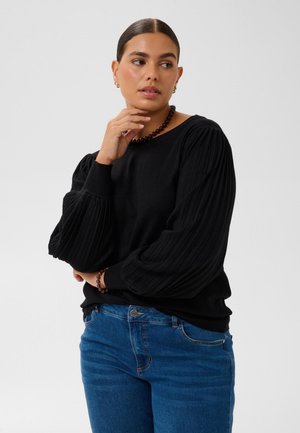 Kaffe Curve, KAFFE CURVE KCLONI KNIT PULLOVER - Pullover - black deep
