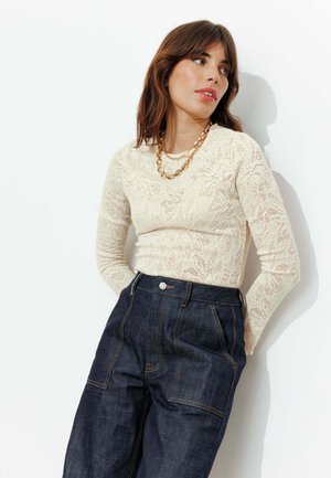 T-shirt à manches longues - ecru