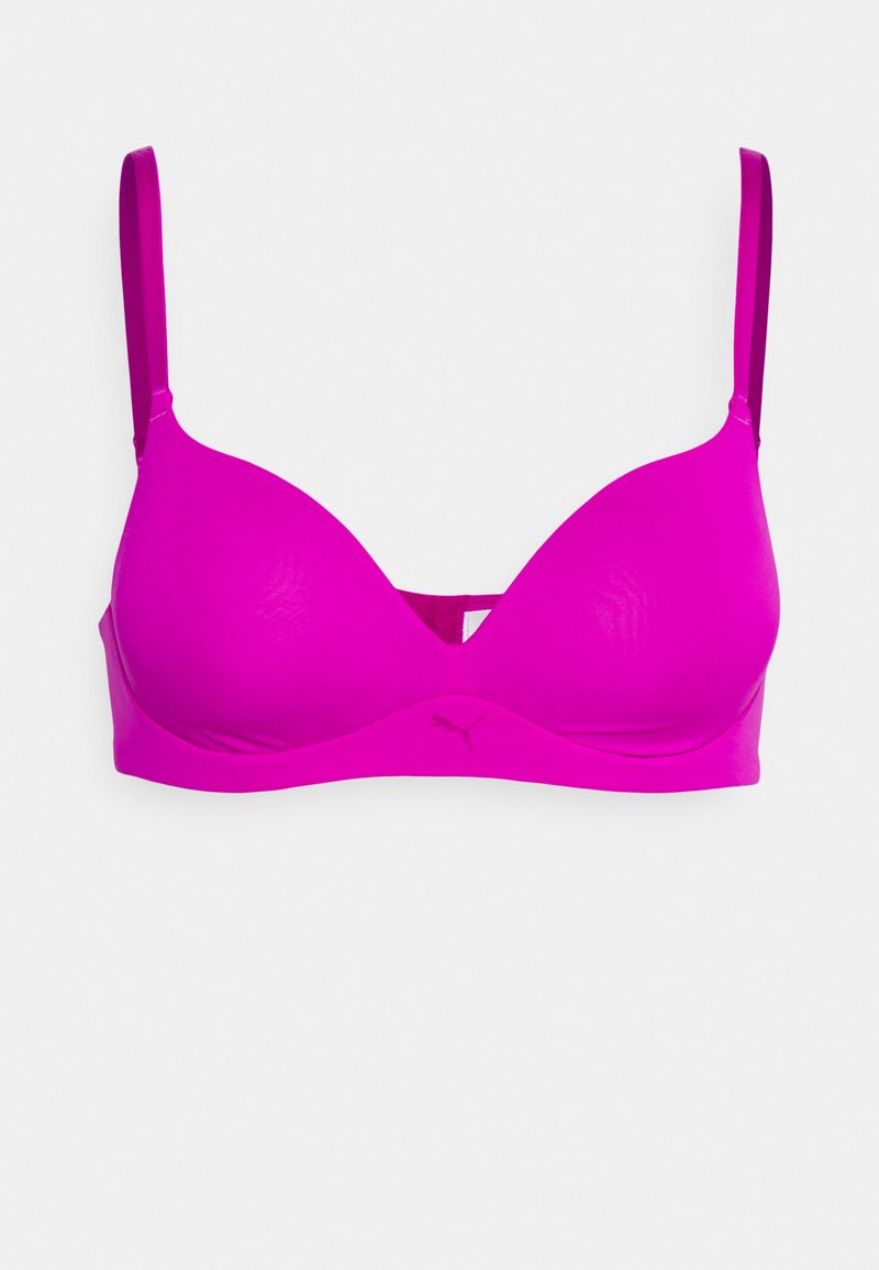 Puma WOMEN SOFT PADDED BRA - Soutien de t-shirt - deep orchid