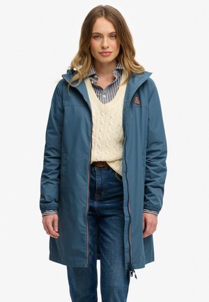 LONGLINE TRI - Parka - dry slate blue
