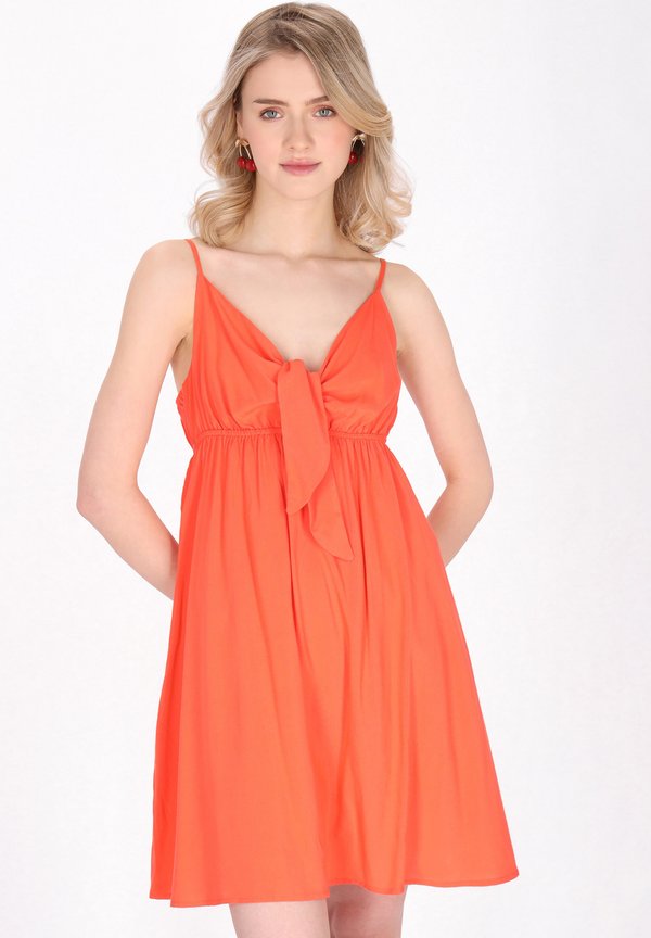 Freizeitkleid - orange