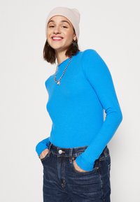 Pieces PCNICCA - Tops ar garām piedurknēm - french blue