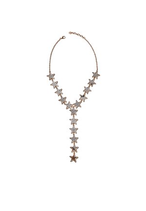 CRYSTAL-EFFECT STAR LARIAT - Ogrlica - gold-coloured