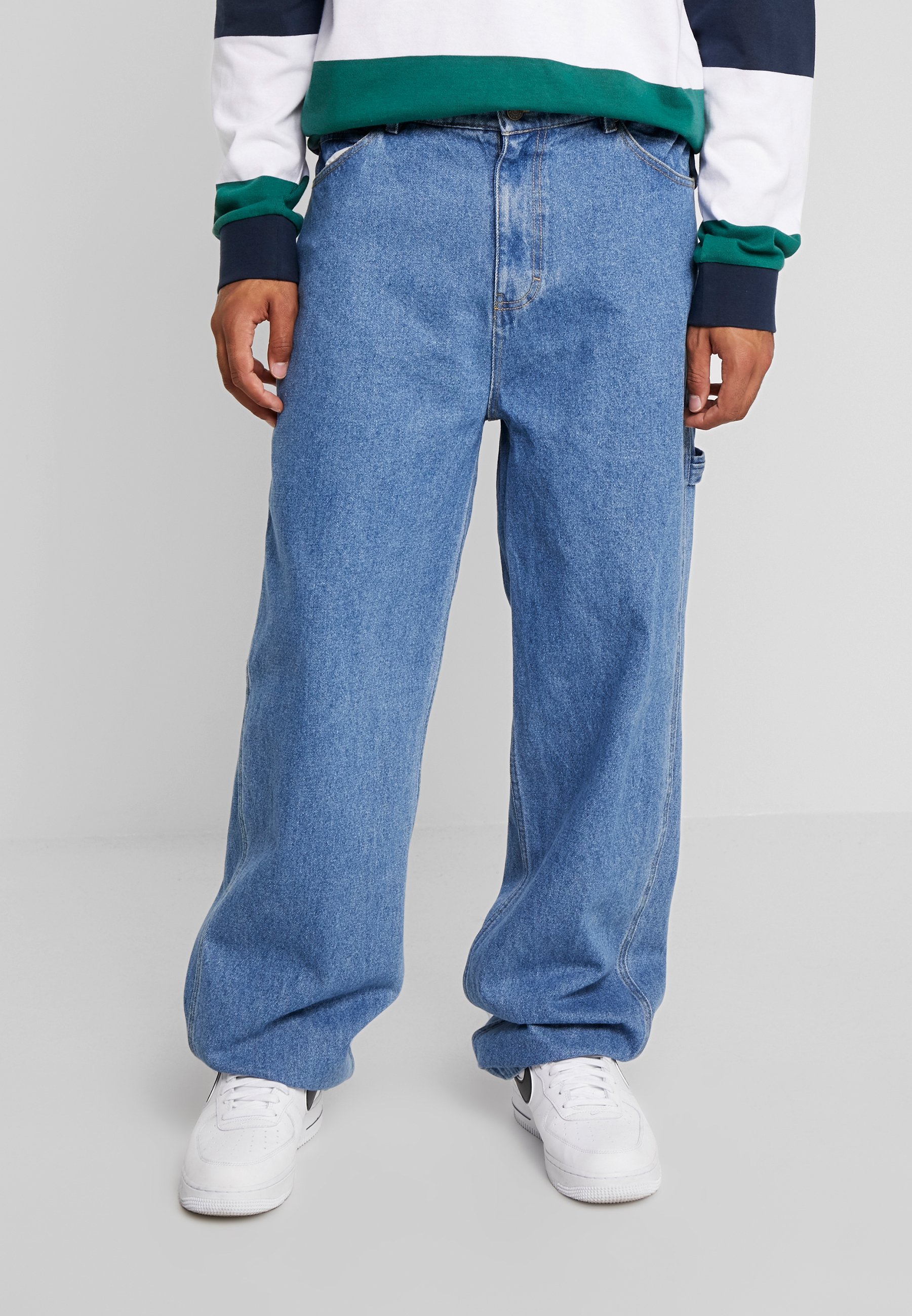 Basic Zwarte Heren Cargo Broek - Black-Leo.nl