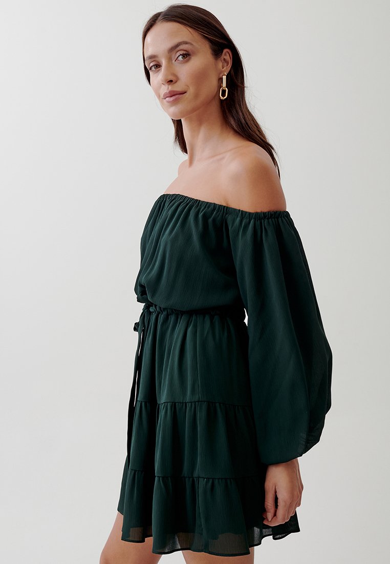 TUSSAH LILA MINI - Day dress - emerald/dark green - Zalando
