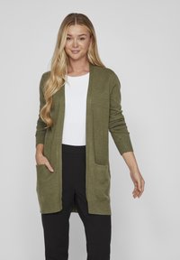 VILA - VIRIL OPEN - NOOS - Cardigan - four leaf clover Miniatyrbilde 1