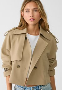 Stradivarius SMART FLOWING  - Lehká bunda - khaki