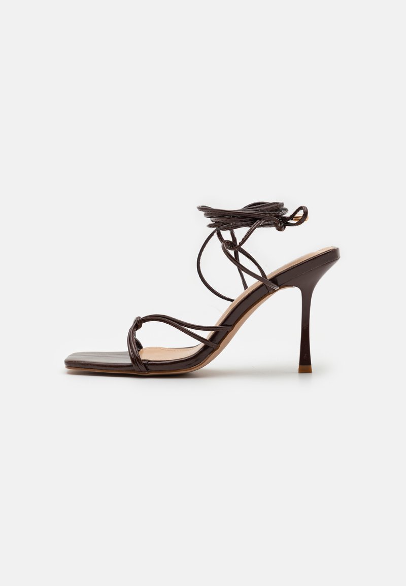 Simmi London MACIA - Sandali con tacco - chocolate