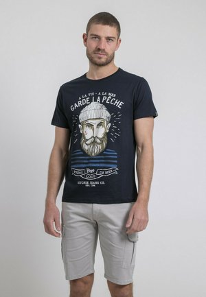 T-shirt basique - bleu marine