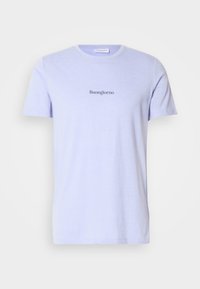 TEE - Trükipildiga T-särk - purple melange