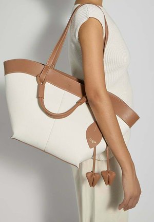 Dune London, DUNE DAYLIGHT DOUBLE HANDLE TOTE BAG - Sac à main - natural-fabric
