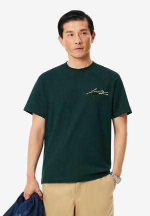 Lacoste, LACOSTE - - T-shirt print - vert sinople-yzp