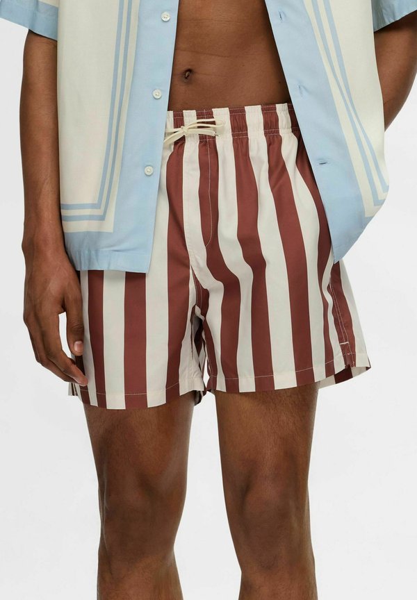 SLHDANE - Badeshorts - burnt henna