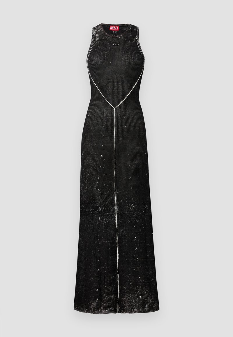Diesel Maxi-jurk zwart