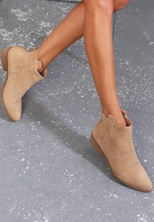 FLASHBACK - Cowboy/biker ankle boot - tan