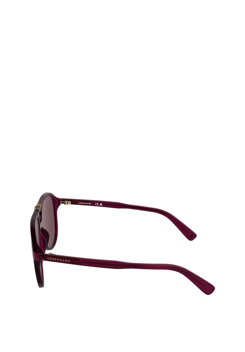 Longchamp Sunglasses - transparent burgundy/bordeaux - Zalando