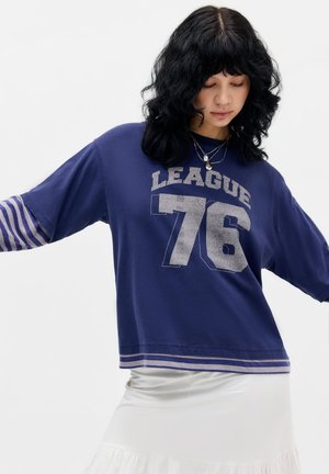 BDG Urban Outfitters, BDG LEAGUE TEE - Μπλούζα με μακριά μανίκια - navy
