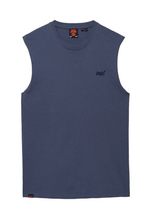Superdry & Co, SUPERDRY ESSENTIAL LOGO TANK TOP. - Top - soft navy