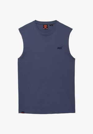 Superdry & Co, SUPERDRY ESSENTIAL LOGO TANK TOP. - Top - soft navy