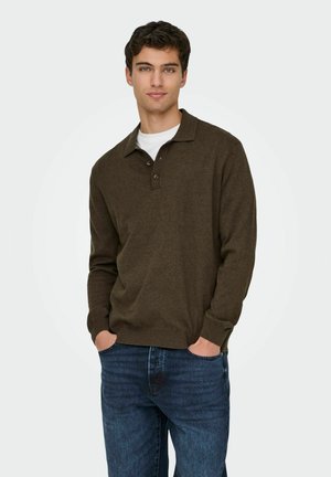 ONSLOUI - Polo - coffee bean