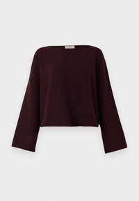 JDYRUE LIFE L/S BOAT NECK PULL  NOOS - Džemperis - maroon banner