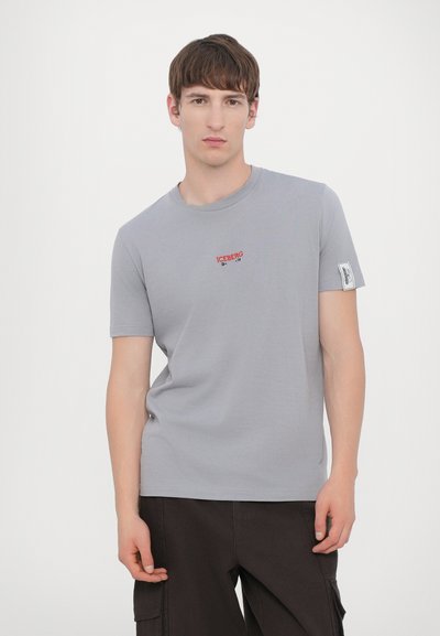 Iceberg Apdrukāts T-krekls - grigio chiaro
