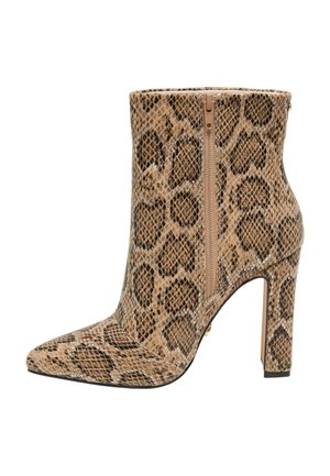 JULY  - Botines - cream beige snake