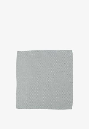 Gray textured placemat with a subtle mesh pattern, rectangular shape, and clean edges, suitable for dining or decor use.