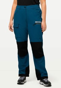 Ulla Popken HYPRAR MULTIFUNCTIONAL DURABLE INSET TREKKING - Kalhoty - dunkles petrol