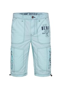 Camp David MIT LABEL PRINTS - Shorts - cool mint/mint - Zalando.de