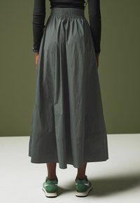 Next SHIRRED WAIST - A-snit nederdel - khaki green