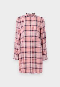 VMCAMILLO CHECK SHORT DRESS  - Vestido de dia - rosette/pink