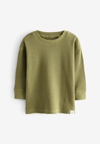 Next LONG SLEEVE 3 PACK- REGULAR FIT - Tops ar garām piedurknēm - grey white green textured