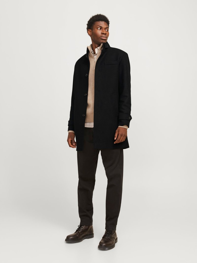 Jack & Jones JJmarco - Cappotto In Lana Classico Uomo, Taglio Blazer, Blu Scuro