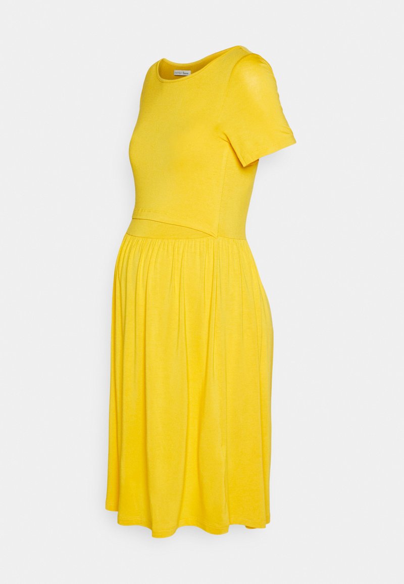 Anna Field MAMA Vestido de malha - yellow