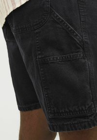 Jack & Jones Shorts vaqueros - black