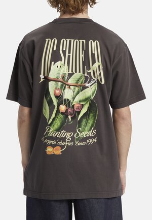 DC Shoes SEED PLANTER - Camiseta estampada -  black enzyme wash