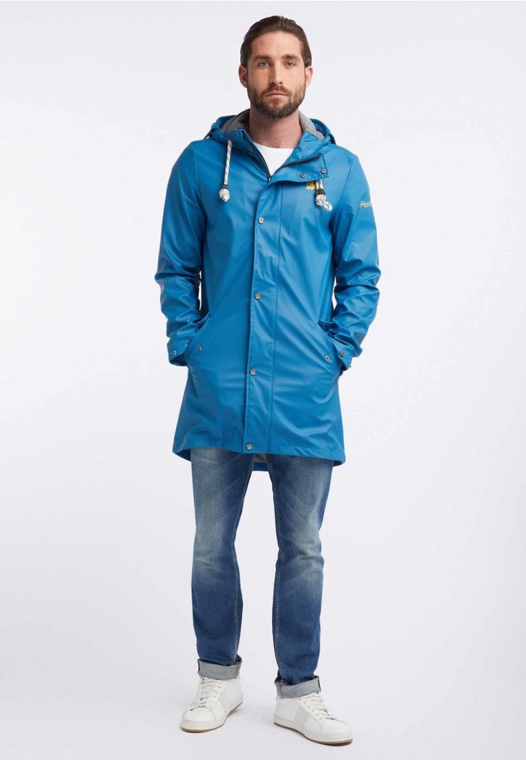 Herren Trenchcoats | Schmuddelwedda Parka taubenblau/blau - TS47302 Herren Trenchcoats | Schmuddelwedda Parka taubenblau/blau - TS47302