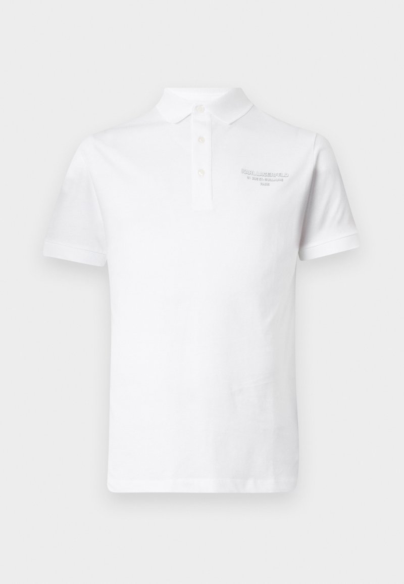 Karl Lagerfeld Poloshirt wit Karl Lagerfeld Poloshirt wit