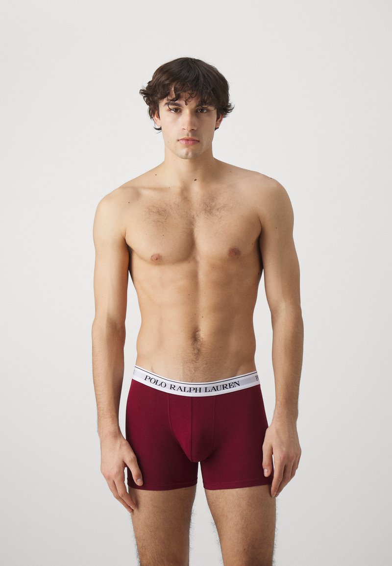 Polo Ralph Lauren 3 PACK - Trumpikės - rich ruby/wine heather/red carpet