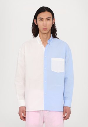 HALF SHIRT - Camisa - white/light blue