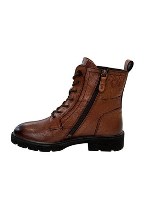 River Woods Enkellaarsjes met plateauzool - cognac