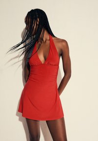 Bershka Denné šaty - red
