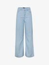 PCSMIDI - Wide leg - light blue denim
