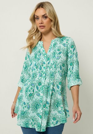 Yours Clothing, BLOUSES & SHIRTS - BLOUSES/SHIRTS - Blouse - green